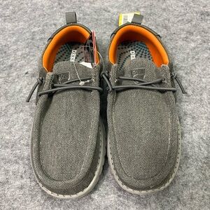 Deer Stags Shoes Youth Size 13 Grey Relax Jr Bungee Lace Fashion Sneaker